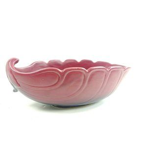 Dish Weller 1872 Oval Leaf Planter Mid-Century Vintage Bottom Stamped